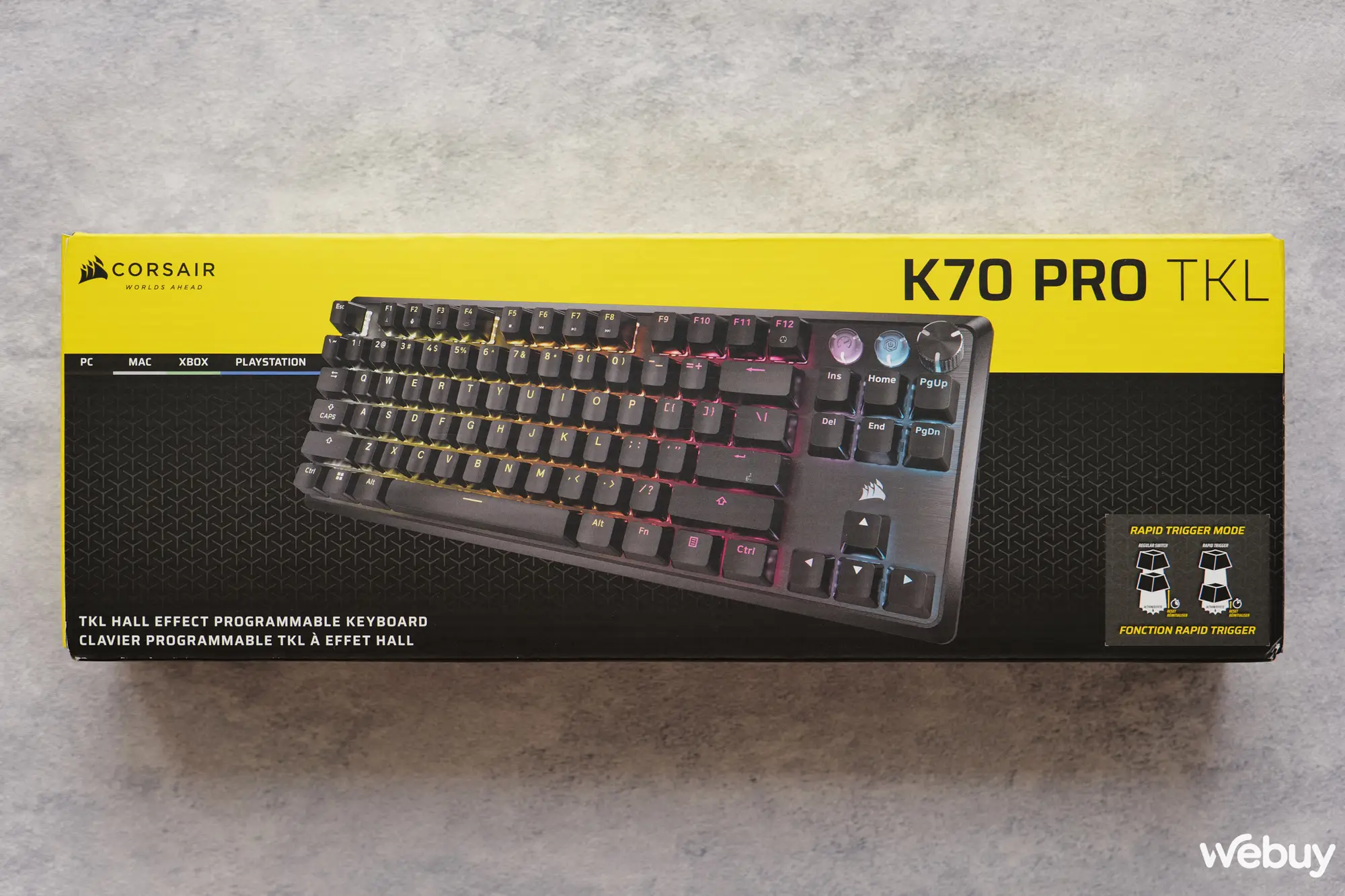 Trải nghiệm Corsair K70 Pro TKL: Nâng cấp lớn nhờ switch nam châm Hall Effect